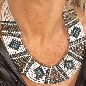 11 Strand Authentic Beaded Necklace